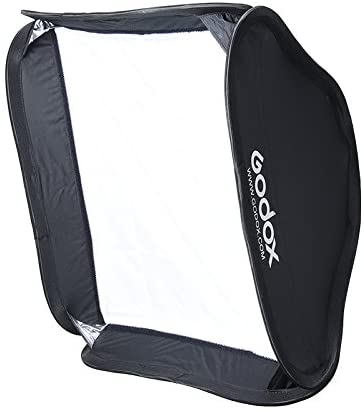 Godox S2 Speedlite Bracket with Softbox, Grid & Carrying
