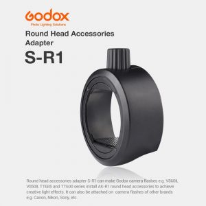 Godox S-R1 Round Head Adapter and product information