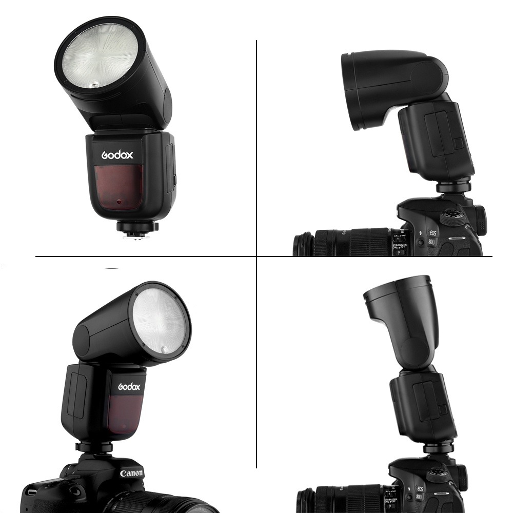 Godox V1 Sony TTL On-Camera Round Flash Speedlight For Sony - FOMITO.SHOP