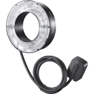 Godox R200 Ring Flash Head Attachment Front View with Cord